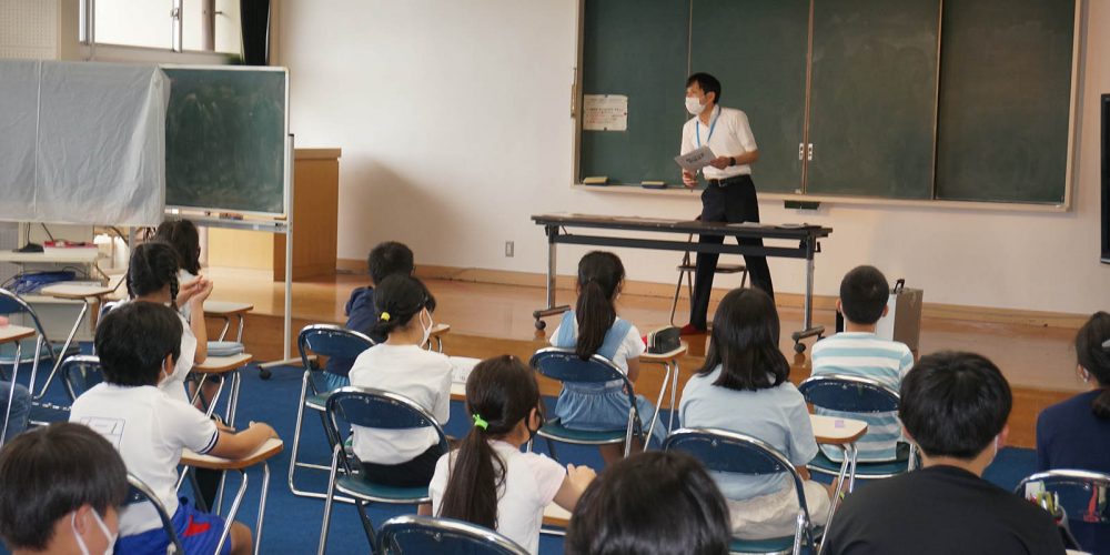 志賀小学校（嵐山町）で租税教室を開催しました