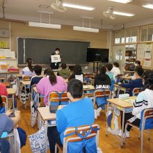 東松山市立野本小で租税教室を開催しました